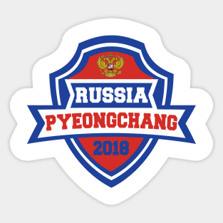 Team Russia Pyeongchang 2018 Sticker